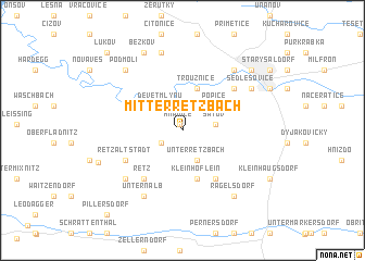 map of Mitterretzbach