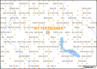 map of Mitterroidham