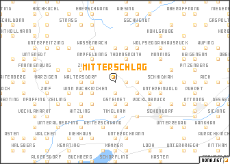 map of Mitterschlag