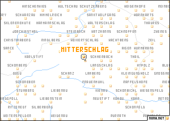 map of Mitterschlag