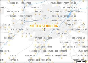 map of Mittersendling