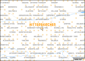 map of Mitterskirchen