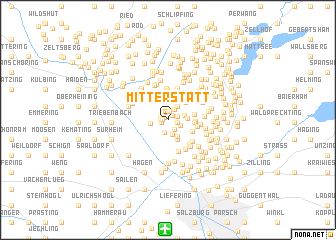 map of Mitterstätt