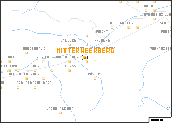 map of Mitterweerberg