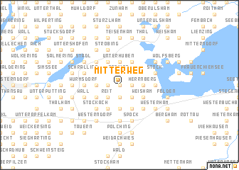 map of Mitterweg