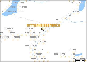 map of Mitterweißenbach