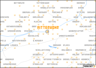 map of Mitterwöhr