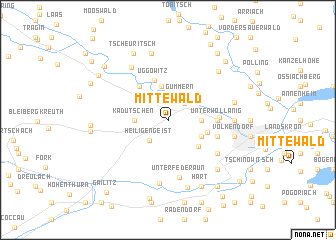 map of Mittewald