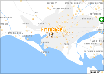 map of Mitthadar