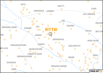 map of Mitthi