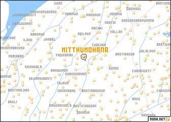 map of Mitthu Mohāna