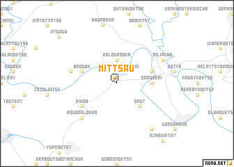 map of Mittsau