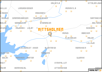 map of Mittsholmen