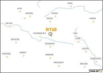 map of Mituo