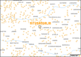 map of Mitū Sandalāi