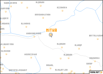 map of Mitwa