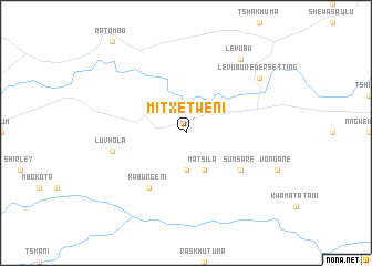 map of Mitxetweni