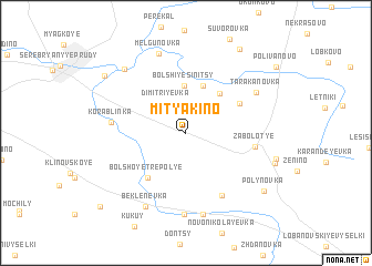 map of Mityakino