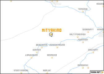 map of Mityakino