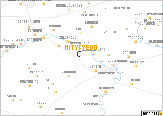 map of Mityayevo