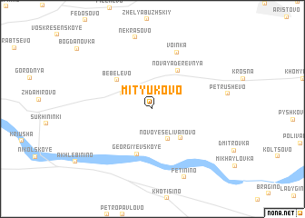 map of Mityukovo