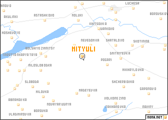 map of Mityuli