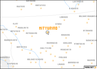 map of Mityurino