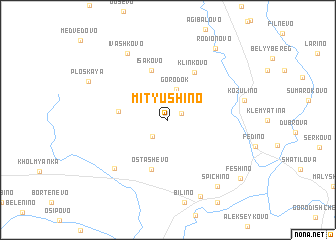 map of Mityushino