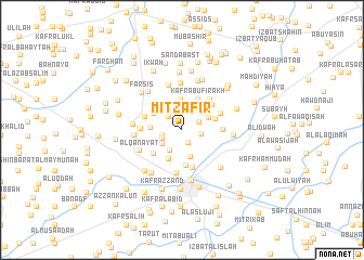 map of Mīt Z̧āfir