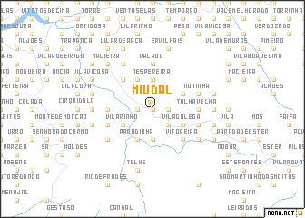 map of Miudal