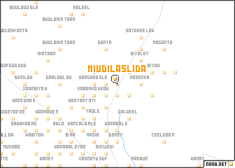 map of Miudila Slida