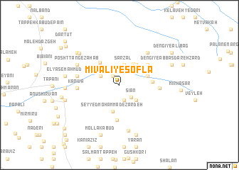 map of Mīvalī-ye Soflá