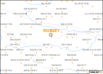 map of Mixbury