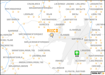 map of Mixco