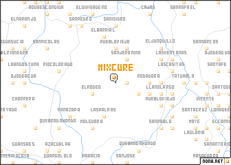 map of Mixcure