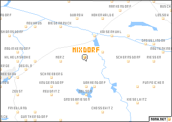 map of Mixdorf