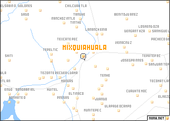 map of Mixquiahuala