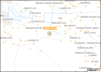 map of Mixquic