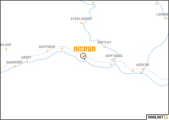 map of Mix Run