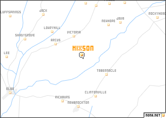 map of Mixson