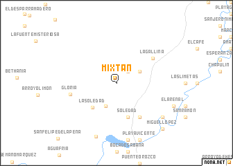 map of Mixtan