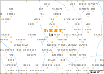 map of Miyaduma