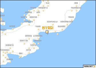 map of Miyagi