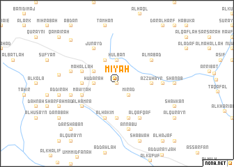 map of Mīyah