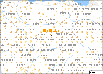 map of Miyaille