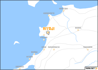 map of Miyaji