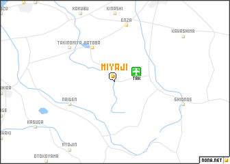 map of Miyaji