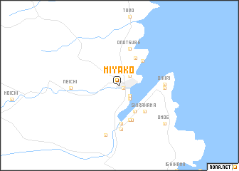map of Miyako