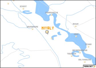 map of Miyaly