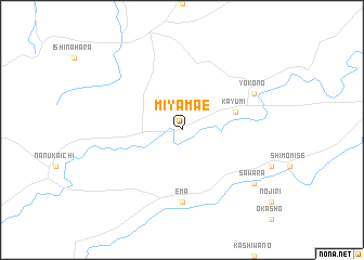 map of Miyamae